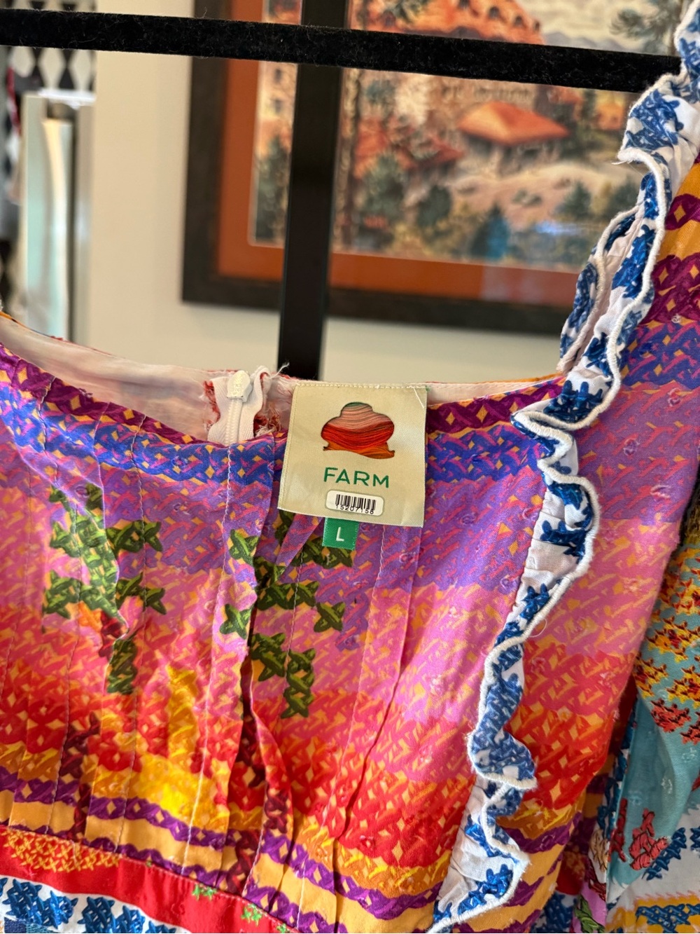Farm Rio tropical romper size large - Picture 4 of 6